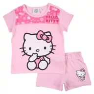   Hello Kitty Cutie Light Pink kurzer Kinderpyjama 5 Jahre / 110 cm