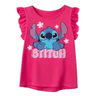   Disney Lilo und Stitch Tiny Smile Pink Kinder Kurzarmshirt, Oberteil 4 Jahre / 104 cm