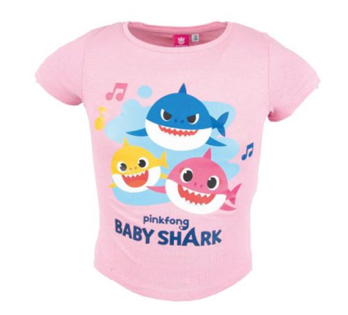 Baby Shark Fun Kinder kurzes T-Shirt, Oberteil 104 cm