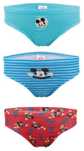 Disney Mickey Kinder Unterwäsche, Unterhose 3 Stück/Packung 122/128 cm