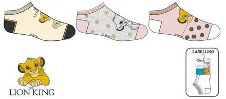 Disney Der König der Löwen Kinder-Fußsocken 31/34