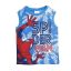 Spiderman Leaf Blue Kinder kurzärmeliges T-Shirt, Oberteil 3 Jahre / 98 cm
