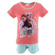   Disney Eiskönigin Best Sisters Peach Kinderkurzpyjama 4 Jahre / 104 cm
