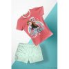 Disney Eiskönigin Best Sisters Peach Kinderkurzpyjamas 8 Jahre / 128 cm