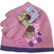   Doc McStuffins Hug Pink Disney Doc McStuffins Kinder Hut und Handschuh Set 54 cm