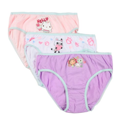 Gabby's Dollhouse Hello Kinderunterwäsche, Unterhosen 3 Stück/Paket 3 - 4 Jahre / 98 - 104 cm