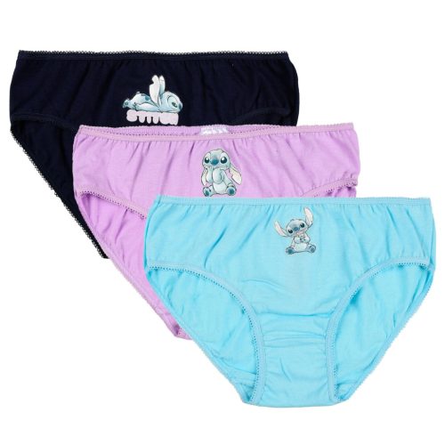 Disney Lilo und Stitch Alien Kinderunterwäsche, Slips 3 Stück/Paket 6 - 8 Jahre / 116 - 128 cm