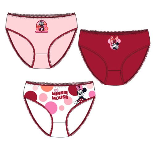 Disney Minnie  Figaro Kinderunterwäsche, Slips 3 Stück/Paket 5 - 6 Jahre / 110 - 116 cm