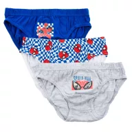   Spiderman Checked Kinderunterwäsche, Unterteil 3 Stück/Paket 5 - 6 Jahre / 110 - 116 cm