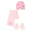 Hello Kitty Bow Pink Kinderhut + Schal + Handschuhset 54 cm