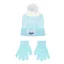 Disney Lilo und Stitch Ombre Blue Kinder Mütze + Handschuh Set 52 cm