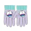 Gabby's Dollhouse Love Grey Love Purple Kinderhandschuh