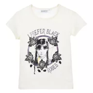   Wednesday Black Roses Kinder Kurzarm T-Shirt, Oberteil 6 Jahre