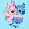 Disney Lilo und Stitch Love Kinderkurzes T-Shirt, Oberteil 8 Jahre