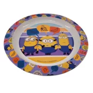 Minions Striped micro flacher Teller 22 cm