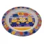 Minions Striped micro flacher Teller 22 cm