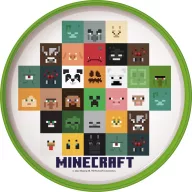 Minecraft Crafters rutschfester Mikro-Kunststoffteller