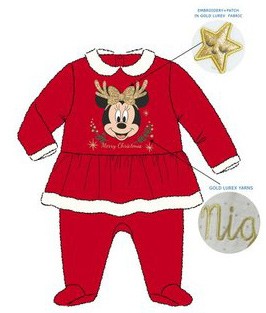 Disney Minnie Weihnachten Baby Schlafanzug 18 Monat