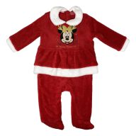 Disney Minnie  Weihnachts-Babystrampler, Pyjama 6 Monate