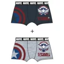 Avengers Marvel, Captain America Herren Boxershorts 2 Stück/Packung XL