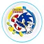 Sonic the Hedgehog Rings rutschfester Mikroflachteller