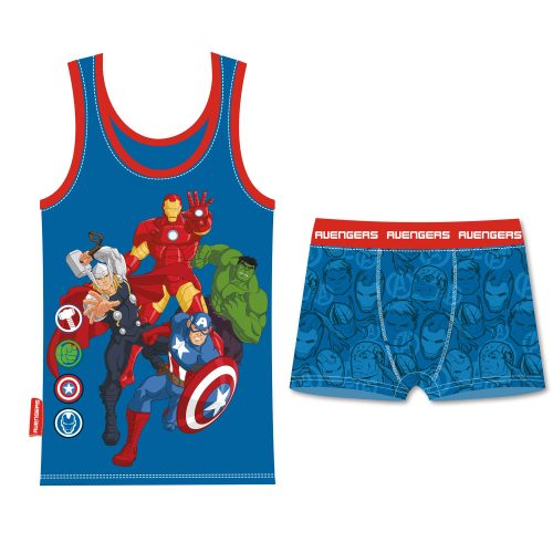 Avengers T-Shirt + Boxer Set, Kurzer Schlafanzug 4-9 é Jahre