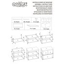 Paw Patrol Spielzeuglagerregal mit 3 Fächern 53x30x60 cm