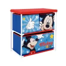 Disney Mickey  Star Spielzeuglagerregal mit 3 Fächern 53x30x60 cm
