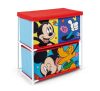 Disney Mickey, Pluto Spielzeug-Aufbewahrungsregal mit 3 Fächern 53x30x60 cm