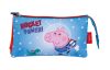 Peppa Wutz Rocket 3-Fächer Federmappe 21 cm