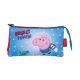 Peppa Wutz Rocket 3-Fächer Federmäppchen 21 cm