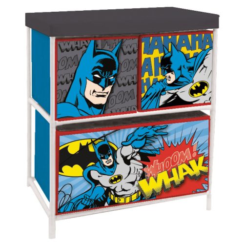 Batman Spielzeug-Aufbewahrungsregal mit 3 Fächern 53x30x60 cm
