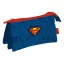 Superman Comic 3-Fach Federmäppchen 21 cm