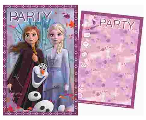 Disney Frozen, Eiskönigin Ice Magic Party Einladungkarte