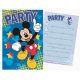 Disney Mickey Party Einladungskarte