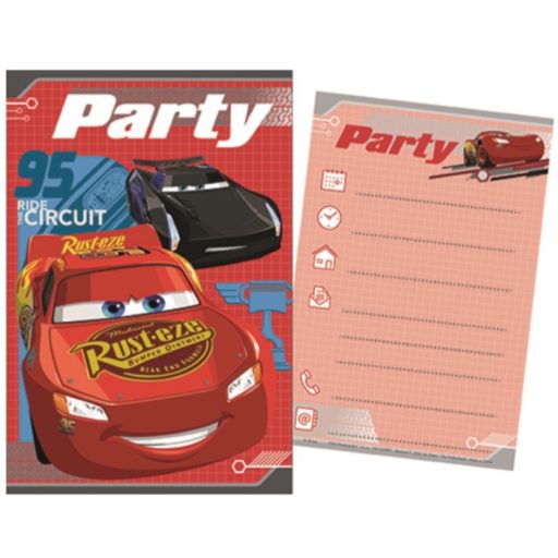 Disney Cars Partyeinladung