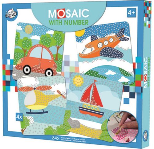 Fahrzeug Schaumstoff Mosaik Kreativset