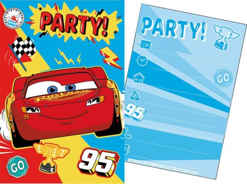 Disney Cars Party Einladungkarte