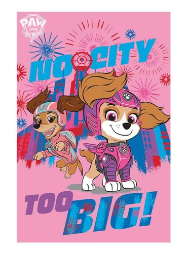 Paw Patrol City Polarfleece-Decke 100*150 cm