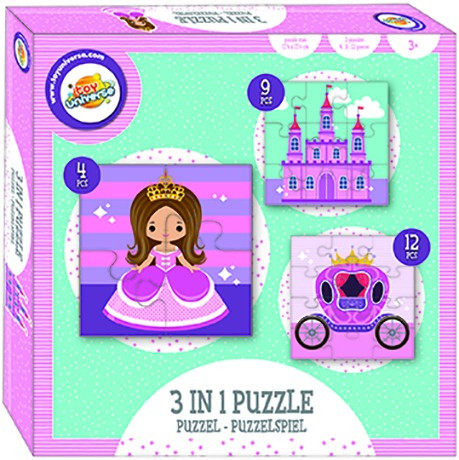 Prinzessin Puzzle 3-in-1