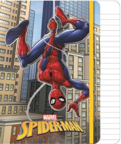 Spiderman A/5 Liniertes Notizbuch 80 Seiten