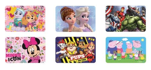 Disney Avengers, Paw Patrol, Peppa Wutz Tischset 43x28 cm