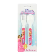 Prinzessin True Besteckset aus Kunststoff - 2-teilig