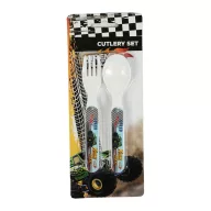 Fahrzeug Xtreme Kunststoff-Besteckset - 2-teilig
