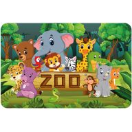Tiere Zoo Tischuntersetzer 43x28 cm