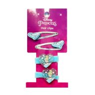   Disney Prinzessin Cinderella Glam Haarspange, Haargummi Set (6 Stk)