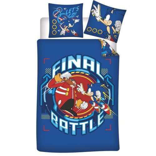 Sonic the Hedgehog Final Battle Sonic the Hedgehog Bettwäsche-Set 140×200cm, 65×65 cm