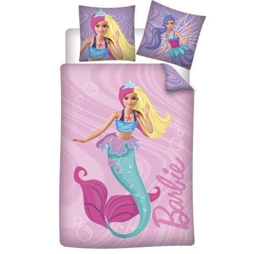 Barbie Mermaid Bettwäsche-Set 140×200cm, 65×65 cm