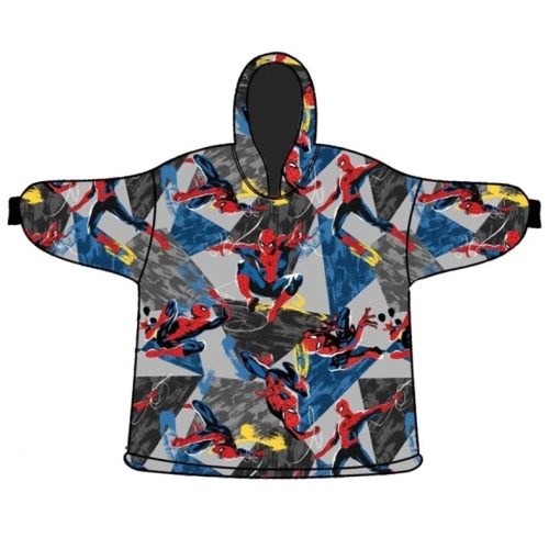 Spiderman Plüsch Polarfleece Poncho-Decke, Snuggie