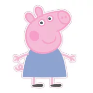 Peppa Wutz Formkissen, Zierkissen 27x33 cm